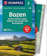 KOMPASS Wanderführer Bozen, Sarntal, Ritten, Eppan, Kalterer See, Seiser Alm, Rosengarten, 55 Touren