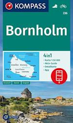 Bornholm, Kompass Wander- und Radkarte 236