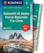 KOMPASS guida escursionistica Dolomiti di Sesto, Parco Naturale Tre Cime, 50 itinerari