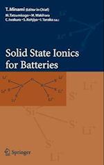 Solid State Ionics for Batteries