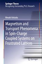 Magnetism and Transport Phenomena in Spin-Charge Coupled Systems on Frustrated Lattices