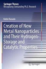 Creation of New Metal Nanoparticles and Their Hydrogen-Storage and Catalytic Properties