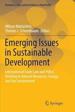 Emerging Issues in Sustainable Development