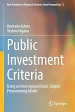 Public Investment Criteria