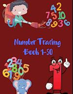 Number Tracing Book 1-50