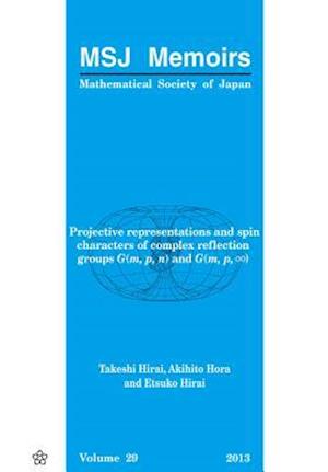 Projective Representations And Spin Characters Of Complex Reflection Groups G(m,p,n) And G(m,p,8)