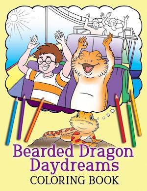 Bearded Dragon Daydreams Coloring Book