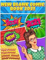 New Blank Comic Book 2021