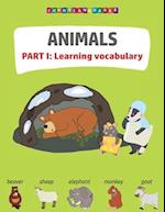 English vocabulary for kids. Animals. Part 1. 