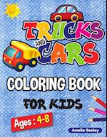 Trucks and Cars Coloring Book for Kids