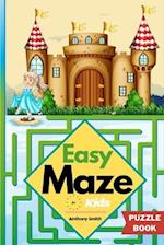 Easy Maze For Kids | 50 Maze Puzzles For Kids Ages 4-8, 8-12 