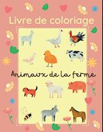 Livre de coloriage Animaux de la ferme