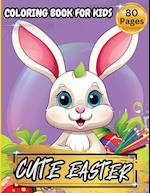 Cute Easter Coloring Book For Kids