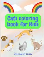 Cats coloring book for Kids