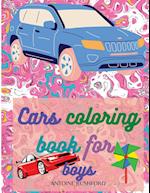 Cars coloring book for boys