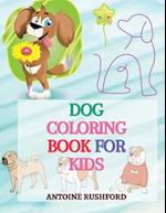 Dog coloring book for kids