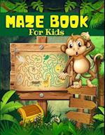 Maze Book For Kids, Boys And Girls Ages 4-8
