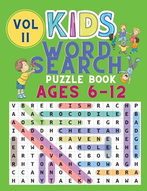 Kids Word Search Puzzle Book Ages 6-12