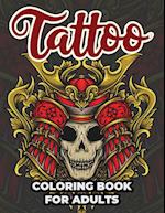 Tattoo Coloring Book For Adults