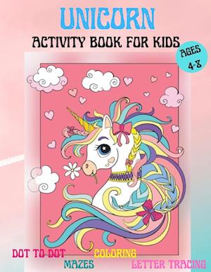 Amazing Unicorns Activity Book for kids