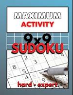 Maximum Activity 9x9 Sudoku hard to expert