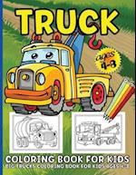 Trucks Coloring Book For Kids