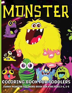 Monster Coloring Book For Toddlers