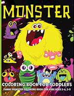 Monster Coloring Book For Toddlers