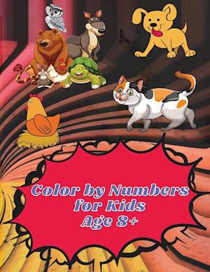 Color by Numbers for Kids Age 8-12