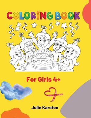 Coloring Book for Girls Ages 4-8