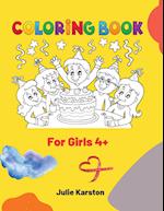 Coloring Book for Girls Ages 4-8