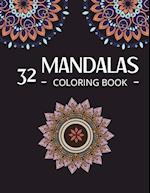 32 Mandalas Coloring Book