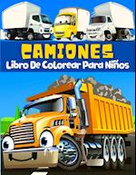 Libro De Colorear Camiones Para Niños