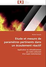 Etude et mesure de paramètres pertinents dans un écoulement réactif