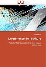 L'expérience de l'écriture