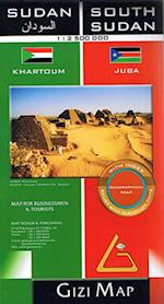 Sudan & South Sudan, Gizi Map for Businessmen & Tourists