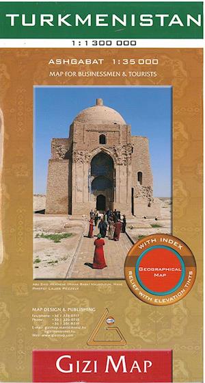 Turkmenistan Geographical map for Businessmen & Tourists