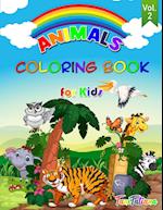 Animals Coloring Book for Kids Vol. 2 