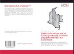 Determinantes de la Transparencia a Nivel Departamental en Colombia