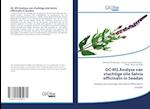GC-MS Analyse van vluchtige olie Salvia officinalis in Soedan