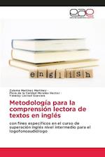 Metodología para la comprensión lectora de textos en inglés