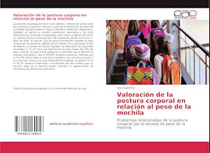 Valoración de la postura corporal en relación al peso de la mochila