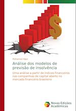 Análise dos modelos de previsão de insolvência