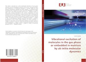 Vibrational excitation of molecules in the gas phase or embedded in matrices by ab initio molecular dynamics