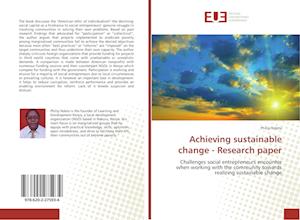 Achieving sustainable change - Research paper