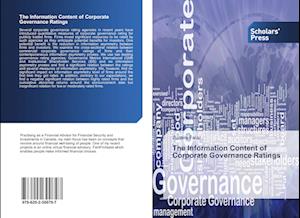 The Information Content of Corporate Governance Ratings