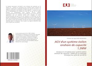 ACV d'un système éolien onshore de capacité 1,5MW