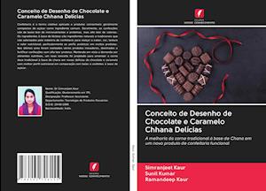 Conceito de Desenho de Chocolate e Caramelo Chhana Delícias