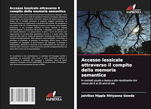 Accesso lessicale attraverso il compito della memoria semantica