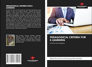 PEDAGOGICAL CRITERIA FOR E-LEARNING